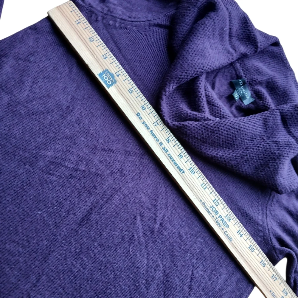 💜The Limited Women's Size Extra Small Deep Purple Turtleneck Dress